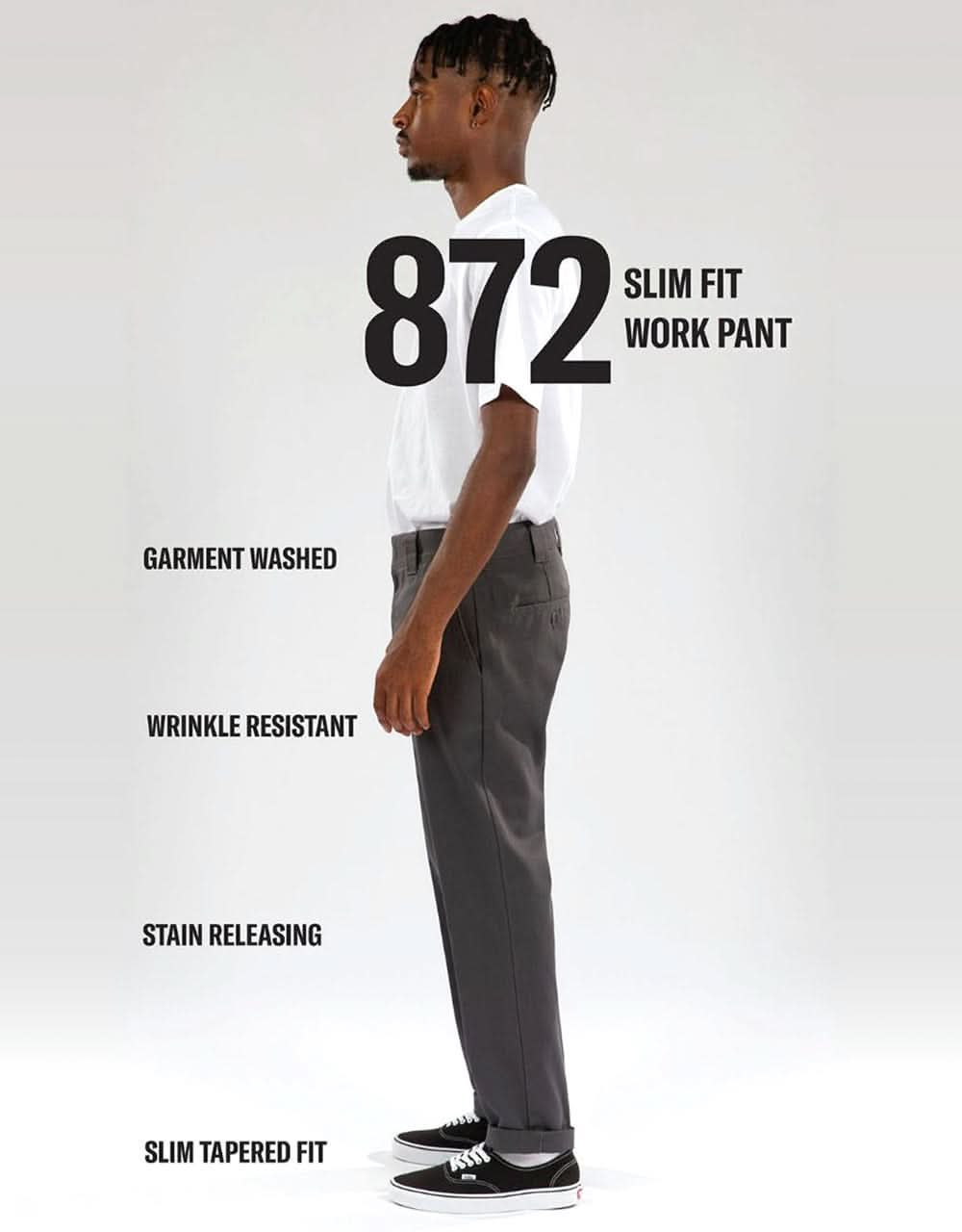Dickies 872 Recycled Work Pant - Charcoal Grey - Image 7