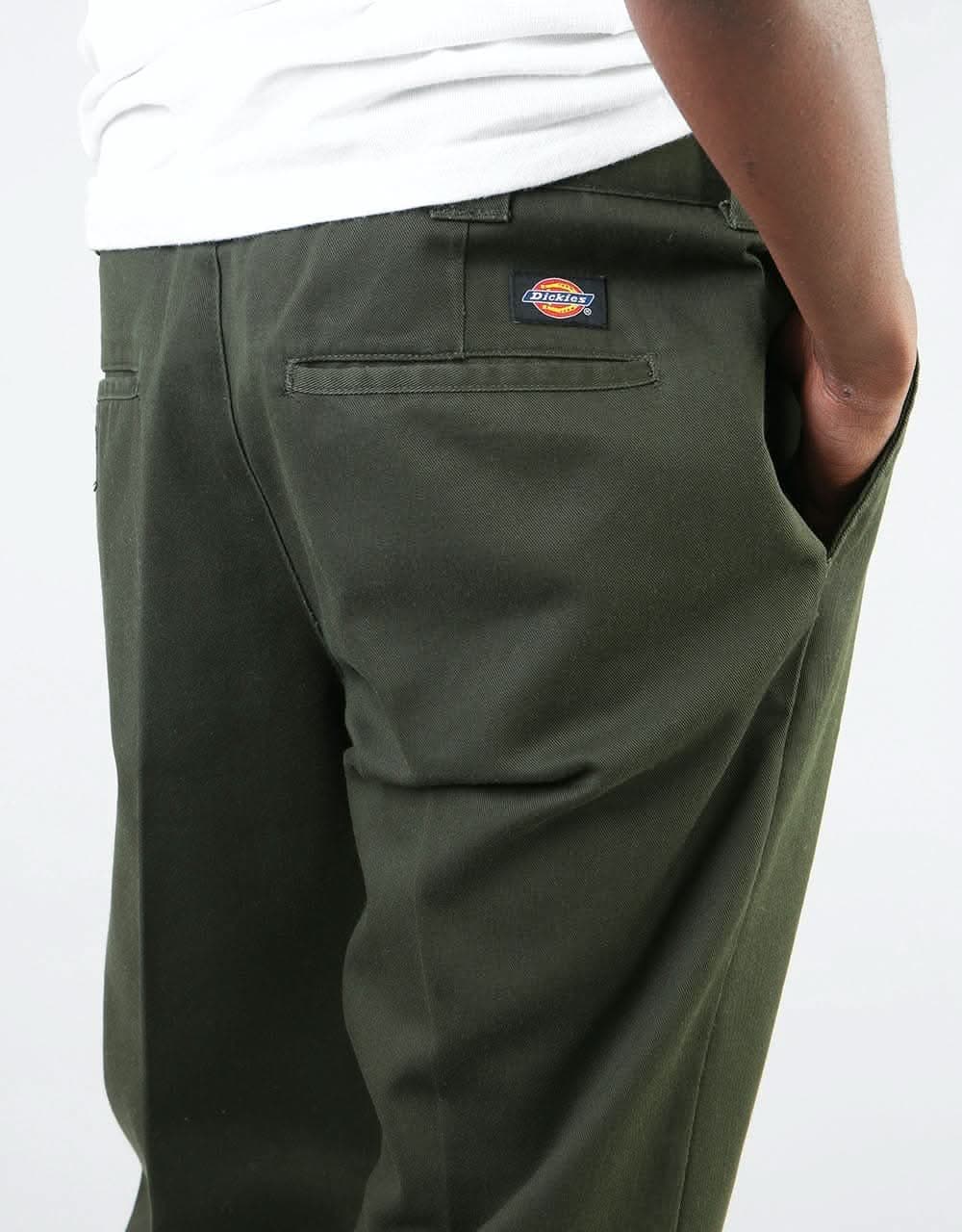 Dickies 872 Slim Fit Work Pant - Olive Green - Image 2