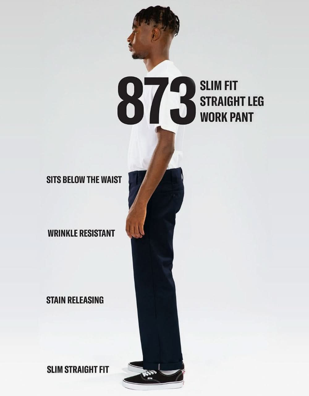 Dickies 873 Recycled Work Pant - Dark Navy - Image 6