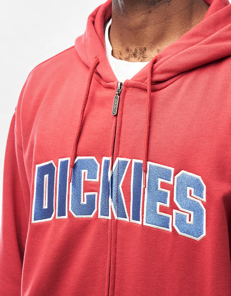 Dickies Aitkin Zip Hoodie - Garnet - Image 4