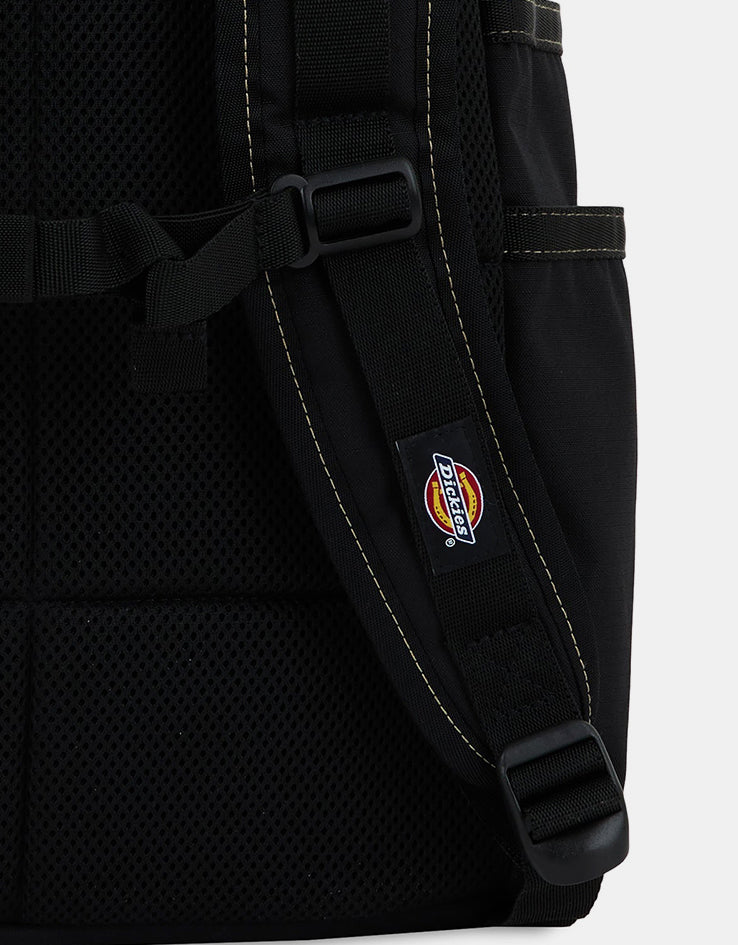 Dickies Ashville Utility Roll Top Backpack - Black - Image 4