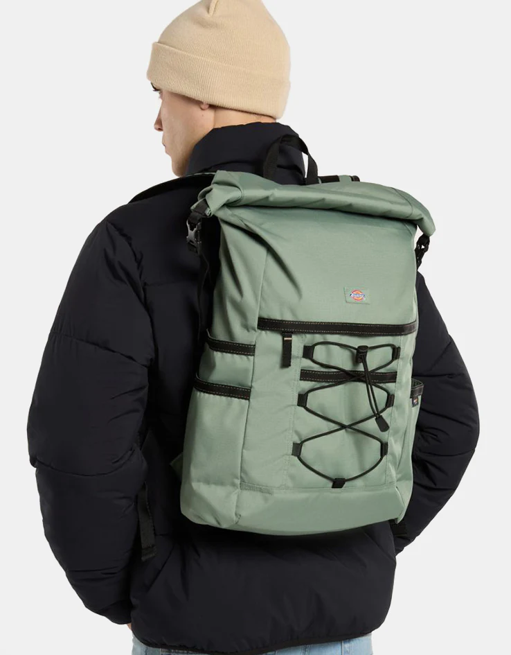 Dickies Ashville Utility Roll Top Backpack - Sea Spray - Image 6