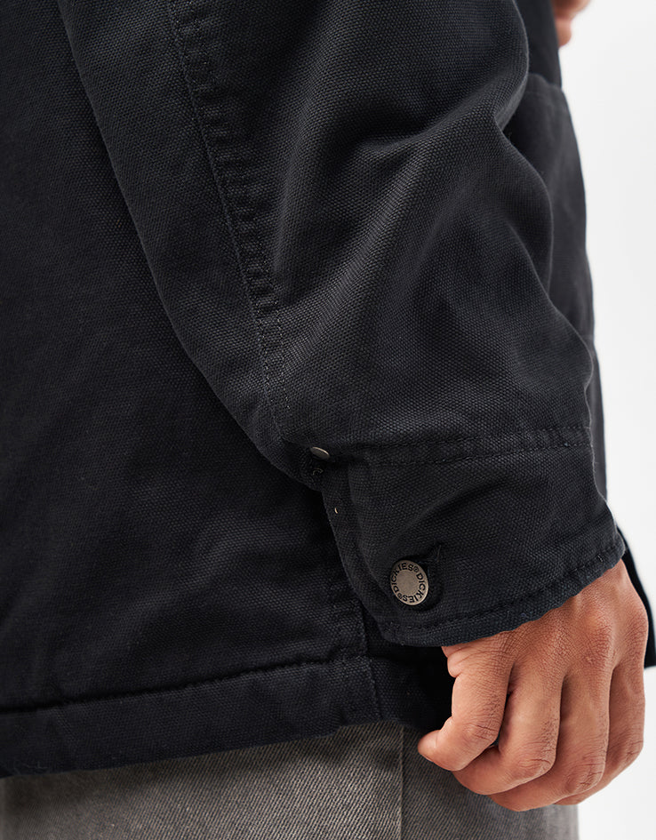 Dickies Chore Lined Canvas Jacket - Black - Image 6
