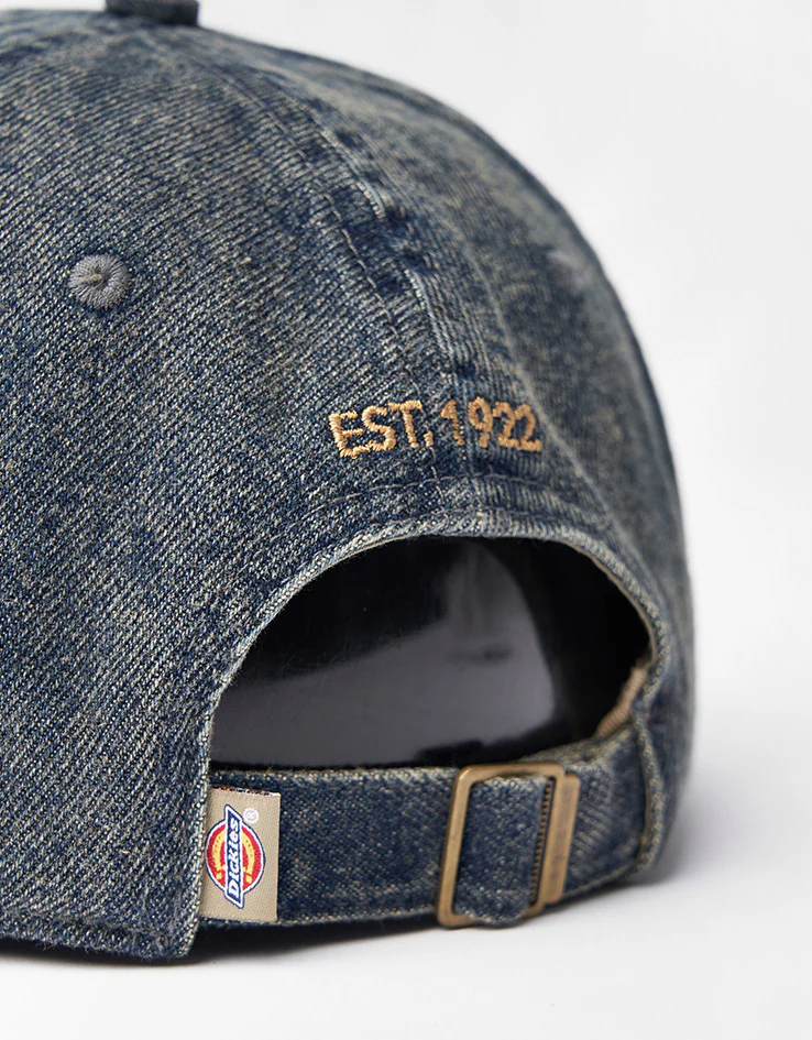 Dickies Denim Dad Cap - Yellow Fade Indigo - Image 4