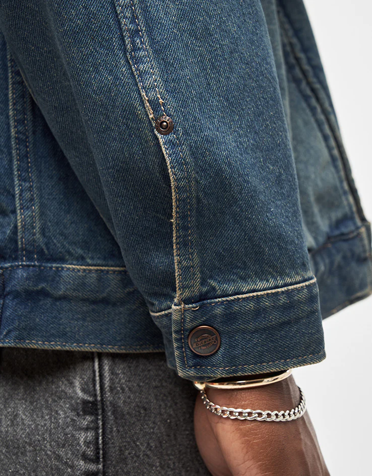 Dickies Denim Painter Jacket - Khaki Tinted Blue - Image 6