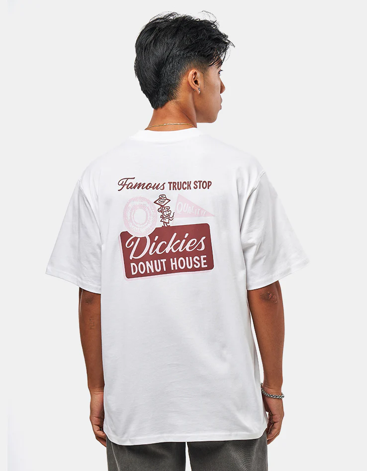 Dickies Donut House T-Shirt - White - Image 2