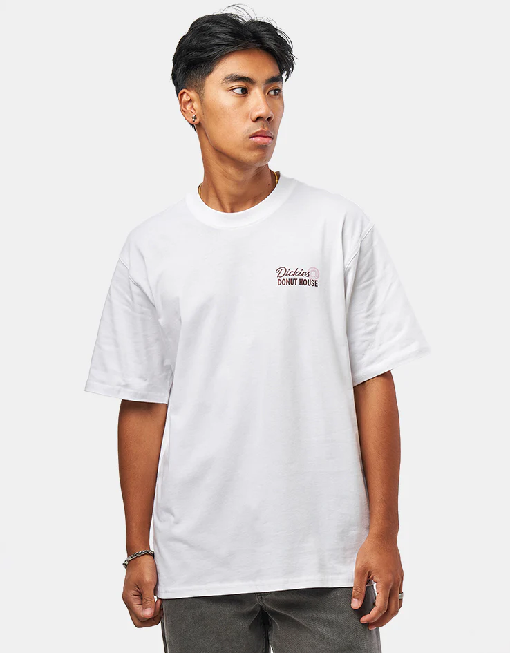 Dickies Donut House T-Shirt - White - Image 3