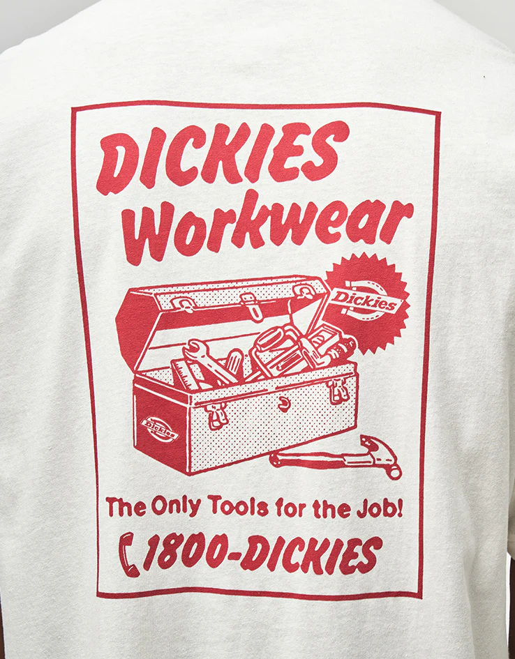 Dickies Dry Ridge T-Shirt - Egret - Image 3