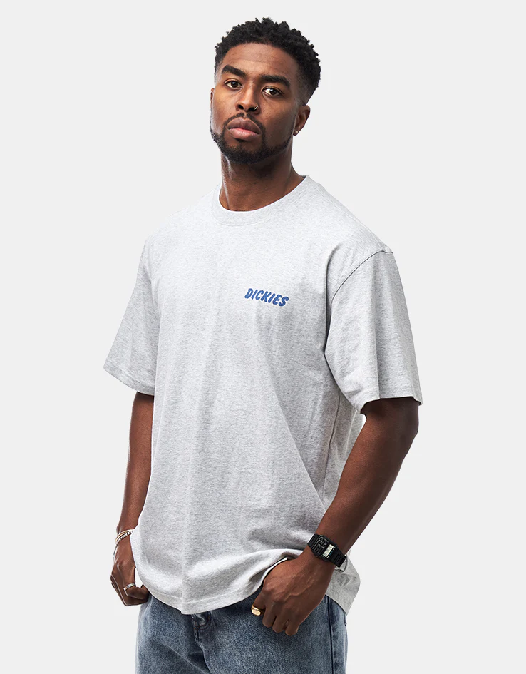 Dickies Dry Ridge T-Shirt - Light Gray - Image 2