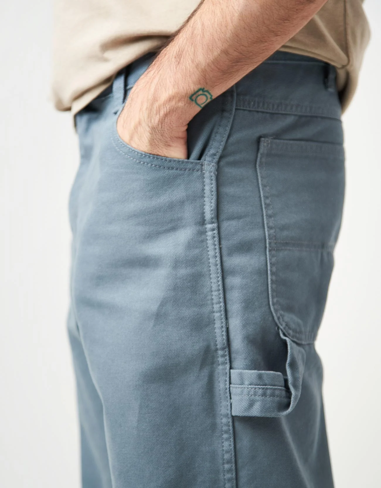 Dickies Duck Canvas Carpenter Pant - Stormy Weather - Image 5