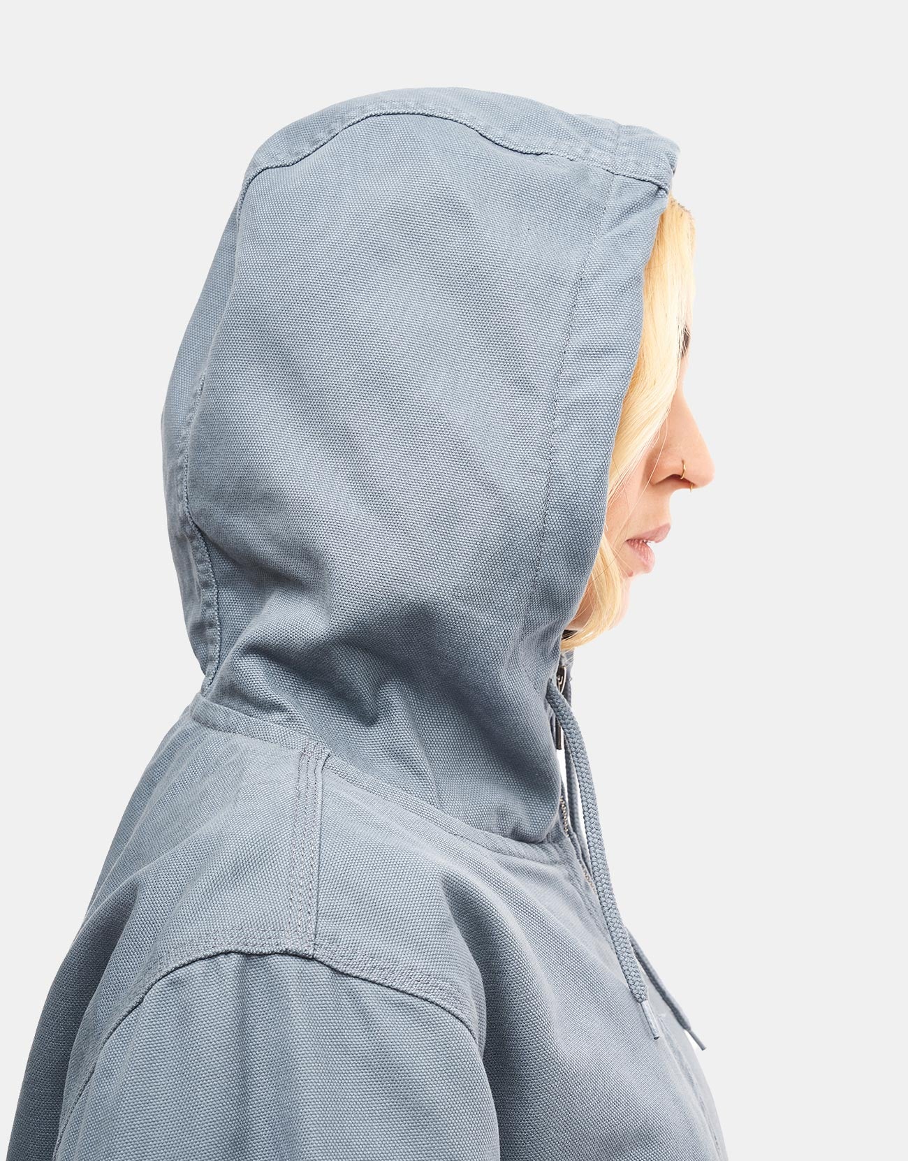 Dickies Duck Canvas Hooded Unlined Jacket - Stormy Weather - Image 12