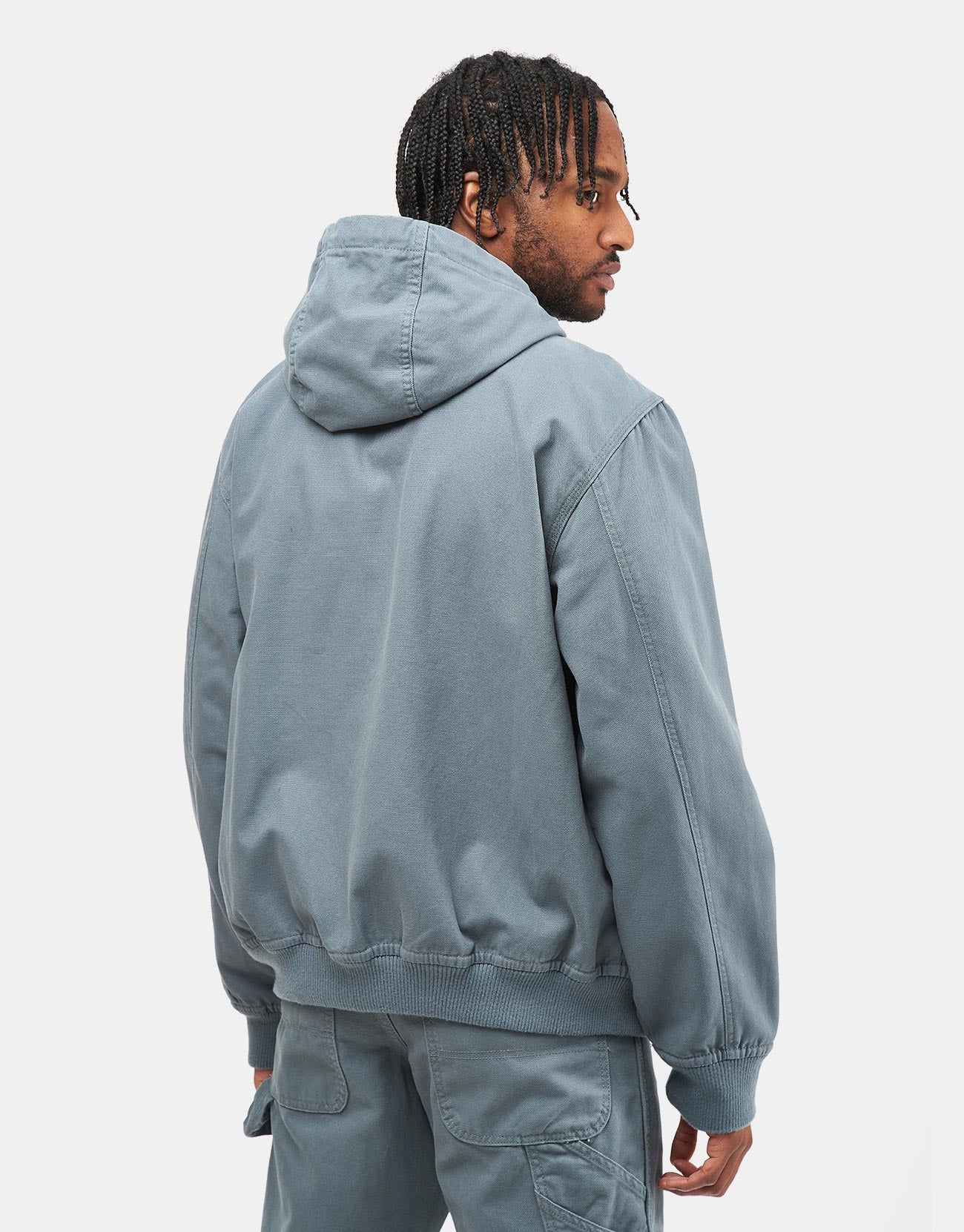 Dickies Duck Canvas Hooded Unlined Jacket - Stormy Weather - Image 3