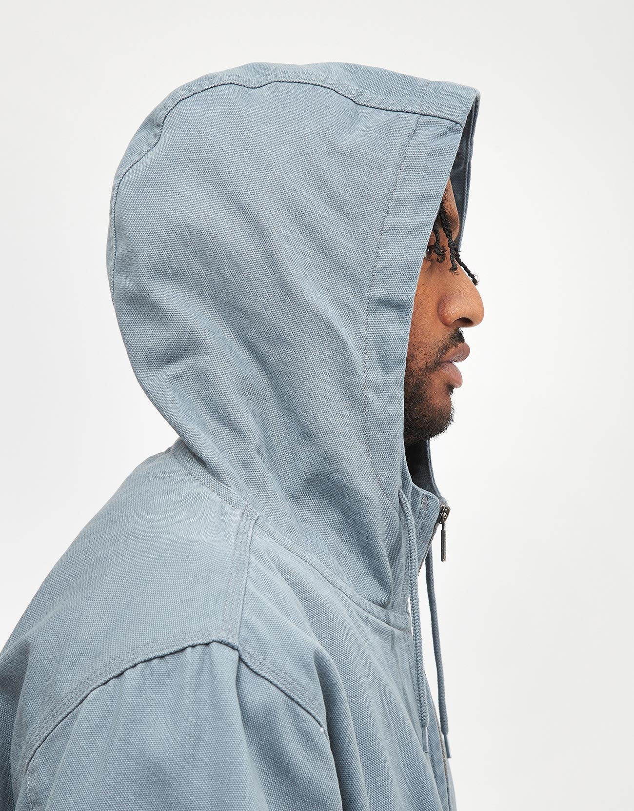 Dickies Duck Canvas Hooded Unlined Jacket - Stormy Weather - Image 6