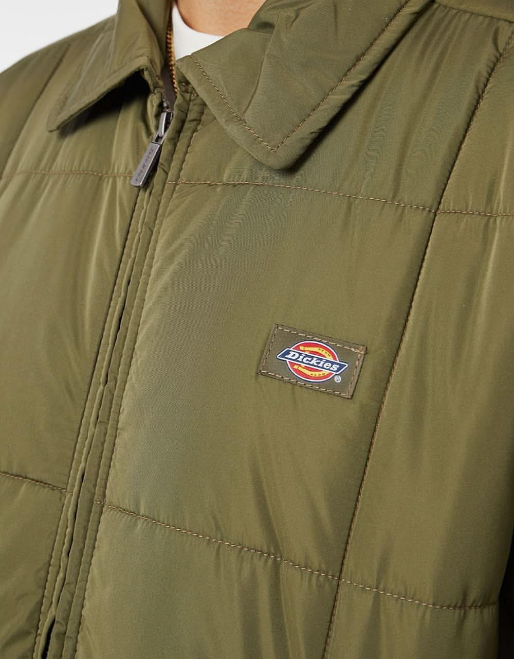Dickies Eisenhower Puffer Jacket - Military Green - Image 2