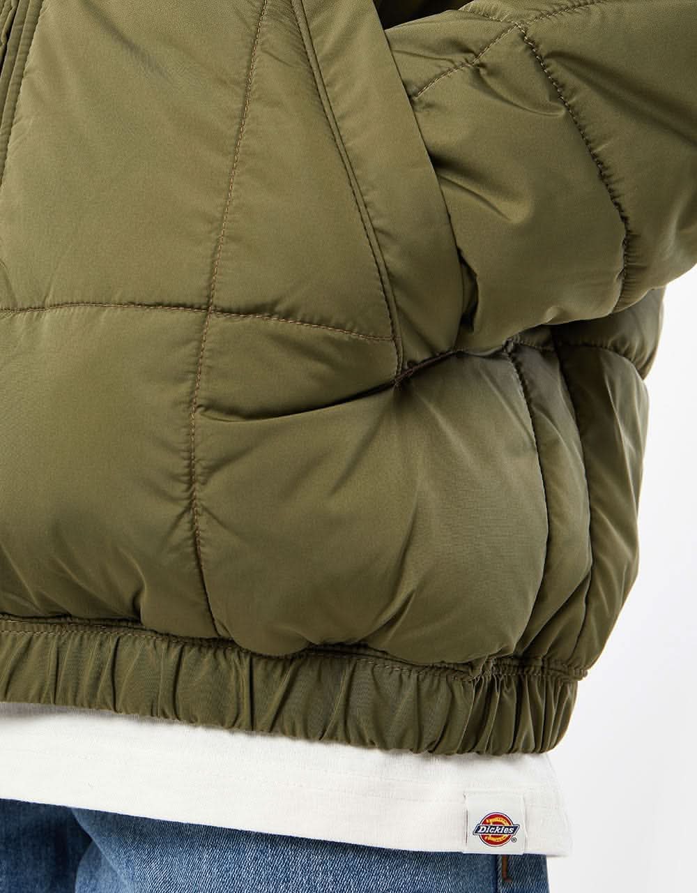 Dickies Eisenhower Puffer Jacket - Military Green - Image 5
