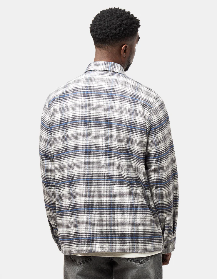 Dickies Forest Check L/S Shirt - Charcoal - Image 3