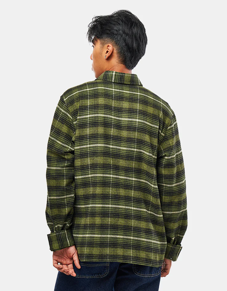 Dickies Forest Check L/S Shirt - Cypress - Image 3