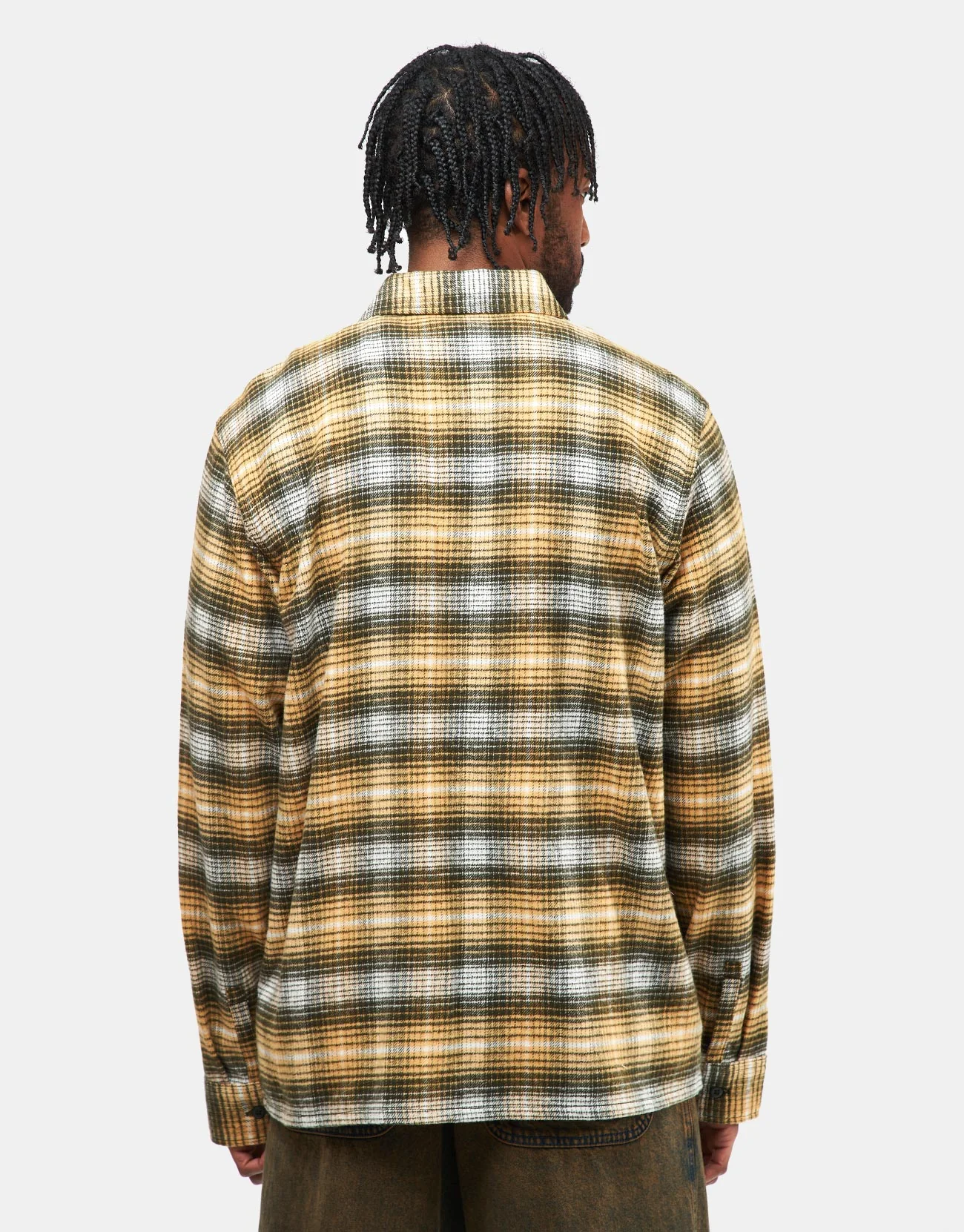 Dickies Forest Check L/S Shirt - Oak Buff - Image 2