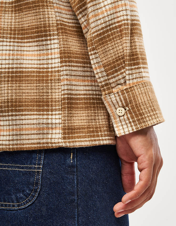 Dickies Forest Check L/S Shirt - Wood Ash - Image 6