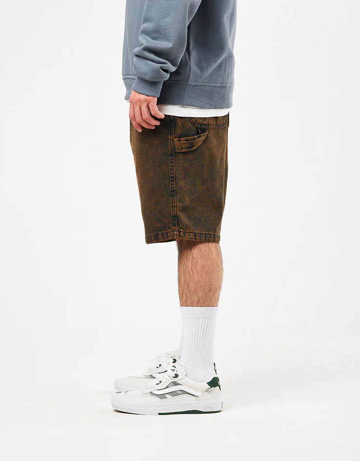 Dickies Garyville Denim Shorts - Indigo Brown Tinted - Image 3