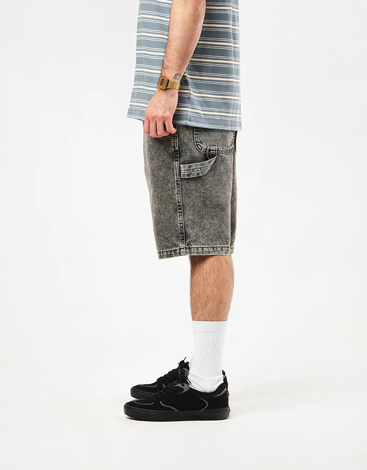 Dickies Garyville Denim Shorts - Light Gray Wash - Image 3