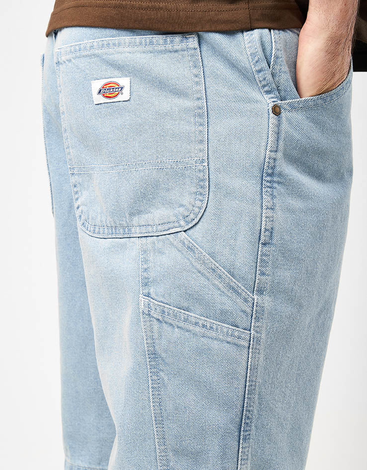 Dickies Garyville Denim Shorts - Vintage Aged Blue - Image 5