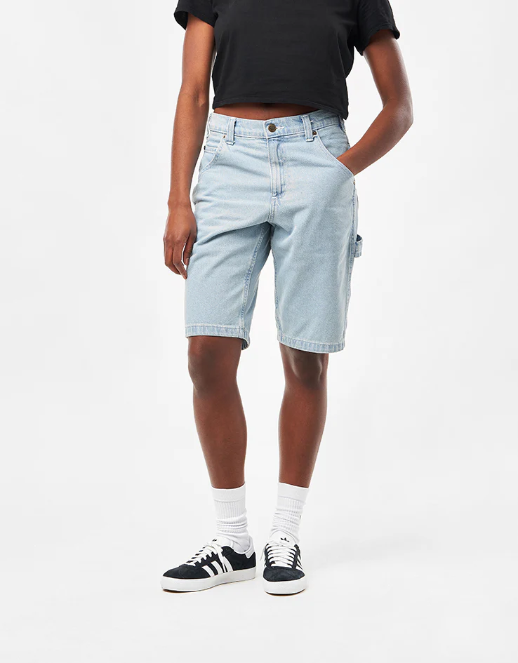 Dickies Garyville Denim Shorts - Vintage Aged Blue - Image 7
