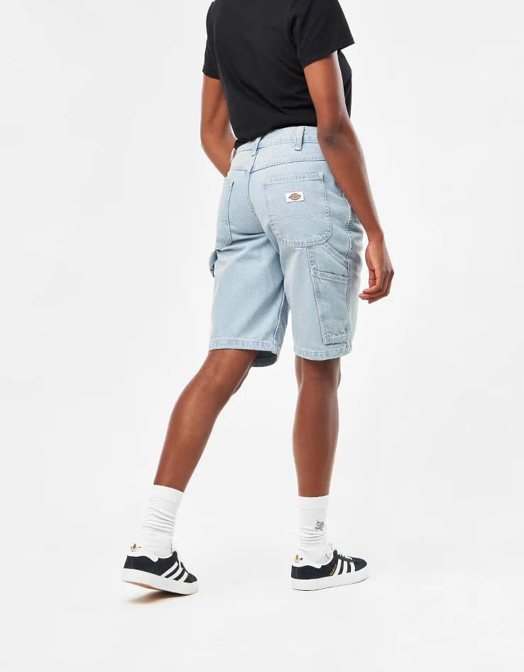 Dickies Garyville Denim Shorts - Vintage Aged Blue - Image 8