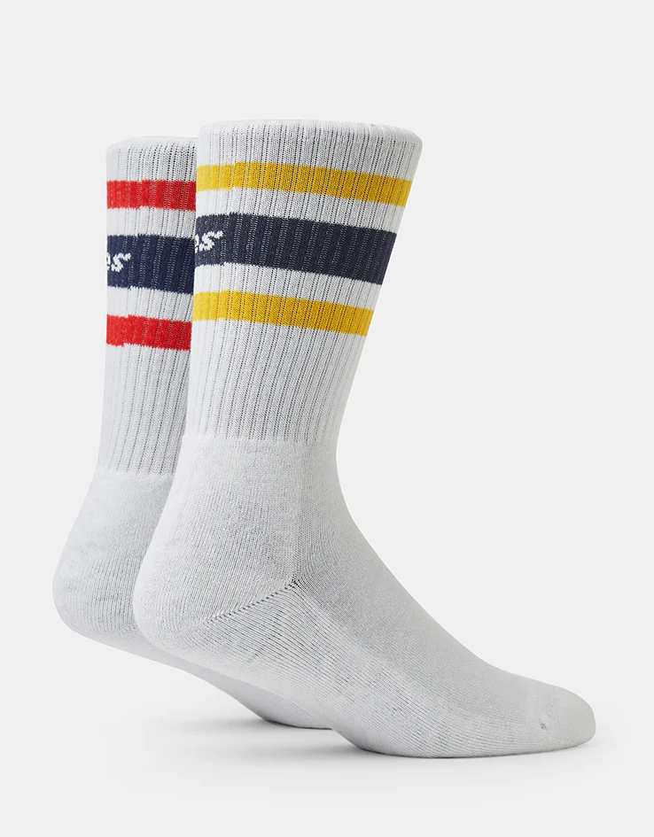 Dickies Genola 2 Pack Crew Socks - White - Image 6