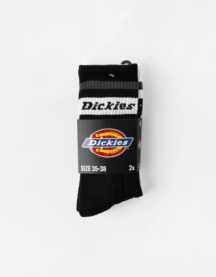 Dickies Genola 2 Pack Socks - Black - Image 4