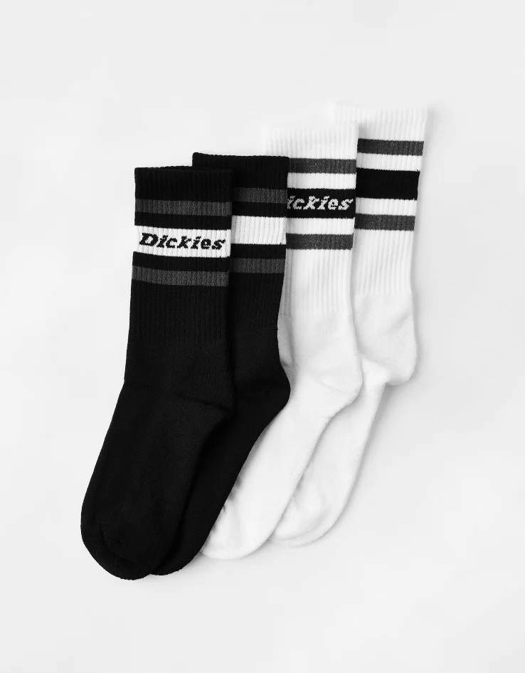 Dickies Genola 2 Pack Socks - Black - Image 5