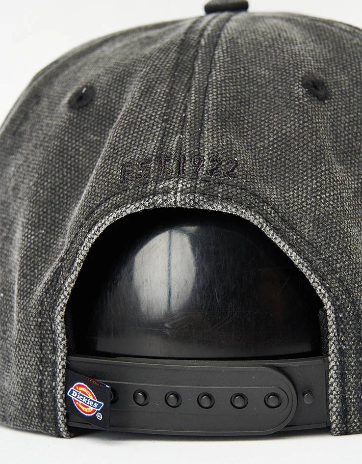 Dickies Hardwick Duck Canvas Cap - Black - Image 3
