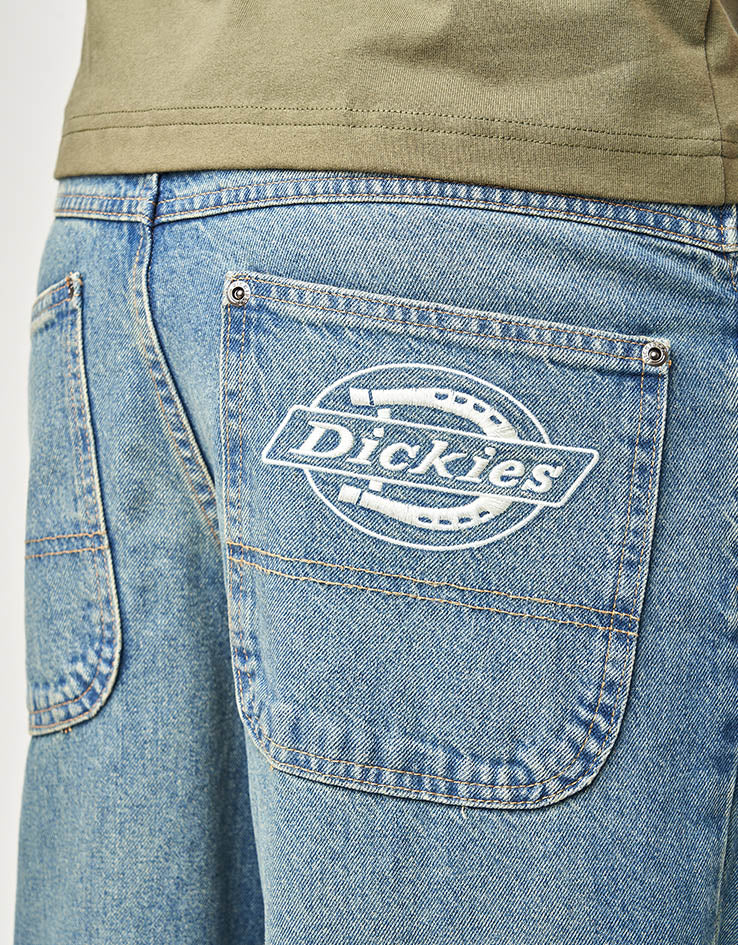 Dickies Hilham Denim - Khaki Tinted Blue - Image 4