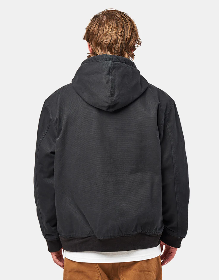 Dickies Hilham Hooded Canvas Jacket - Black - Image 2