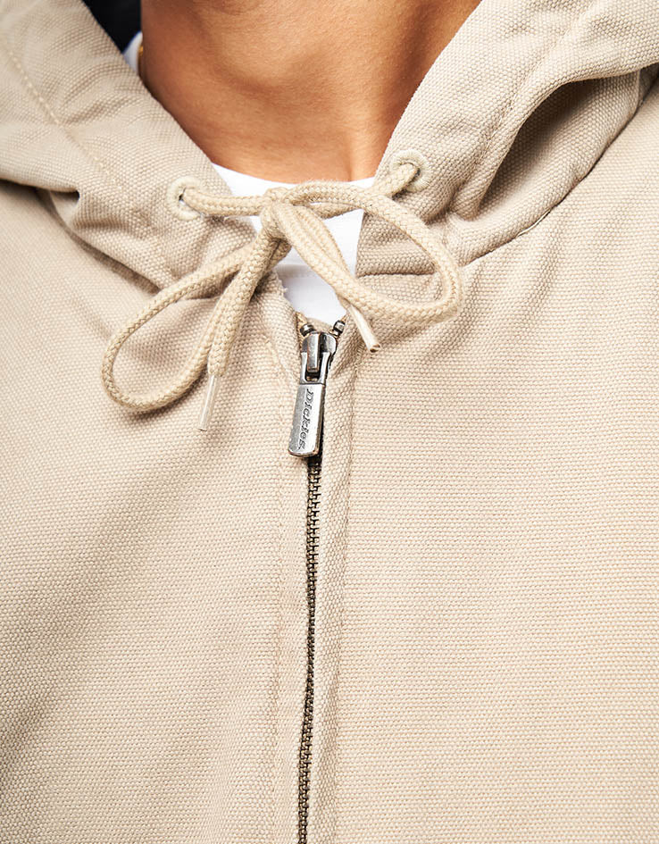 Dickies Hilham Hooded Canvas Jacket - Desert Sand - Image 5