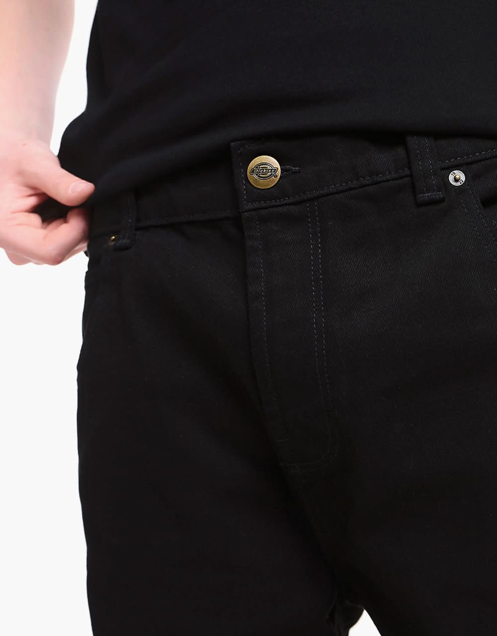 Dickies Houston Denim Pant - Rinsed Black - Image 4
