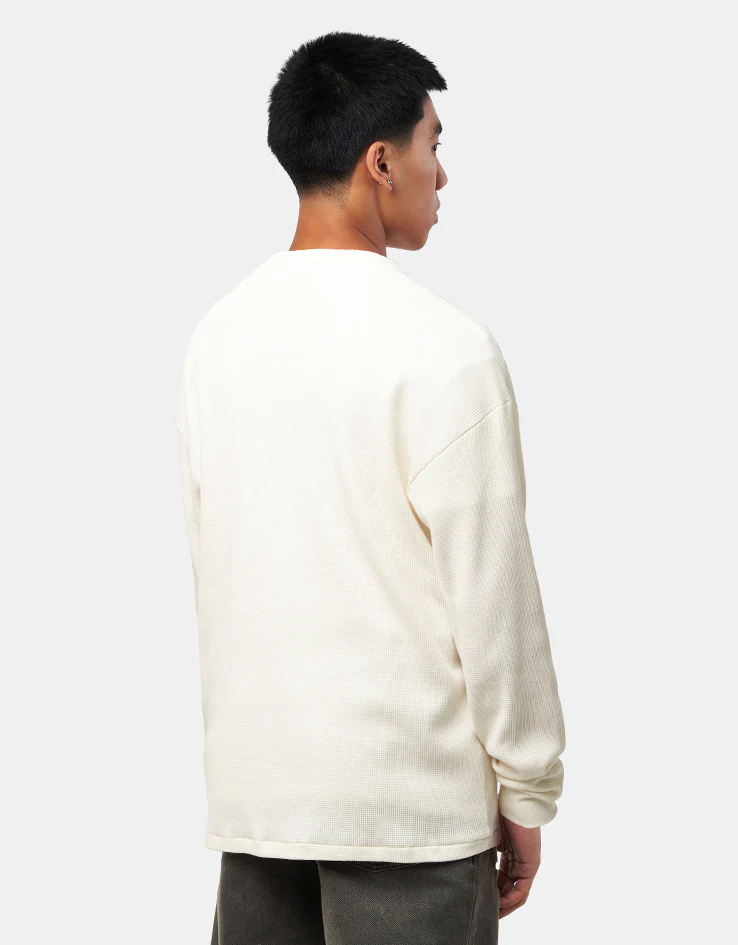 Dickies L/S Waffle T-Shirt - Egret - Image 2