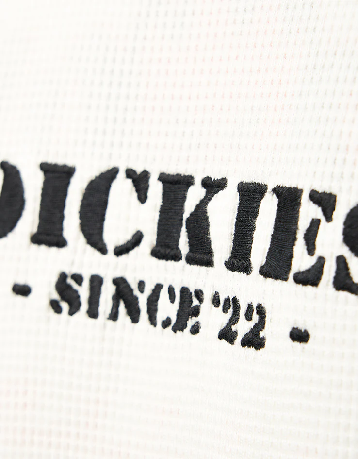 Dickies L/S Waffle T-Shirt - Egret - Image 4