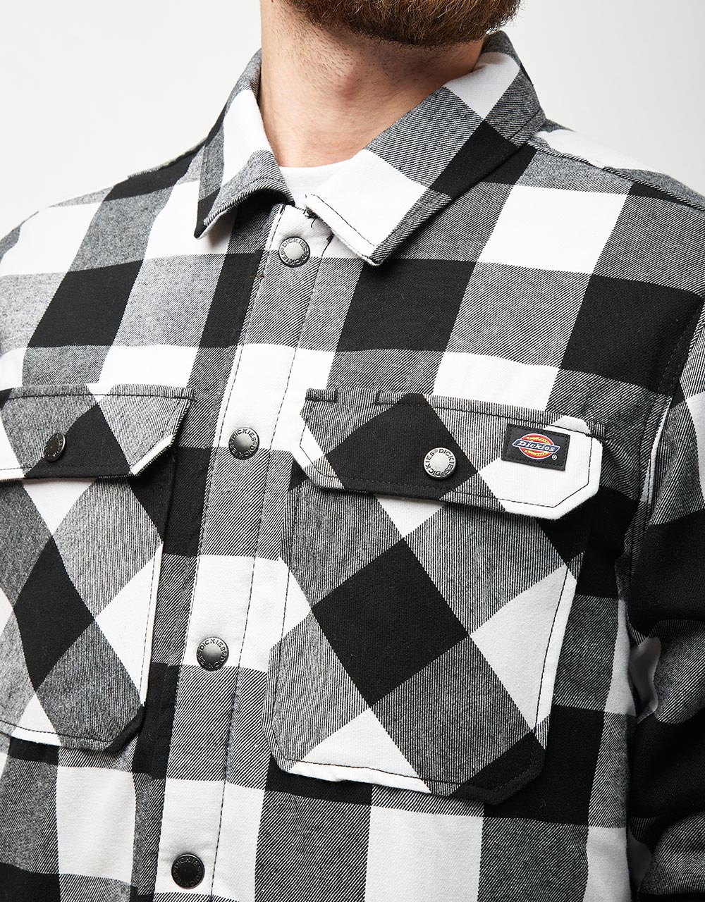 Dickies Lined Sacramento Shirt - Black - Image 4