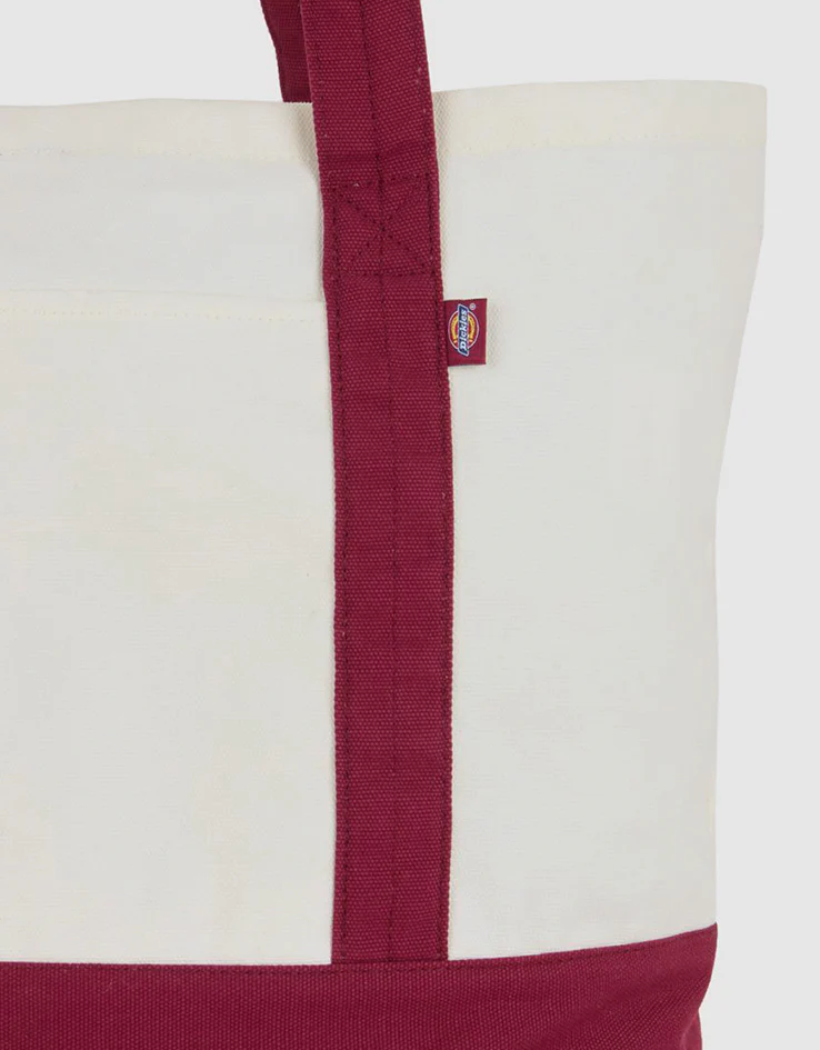 Dickies Logo Canvas Tote Bag - Tibetan Red - Image 3