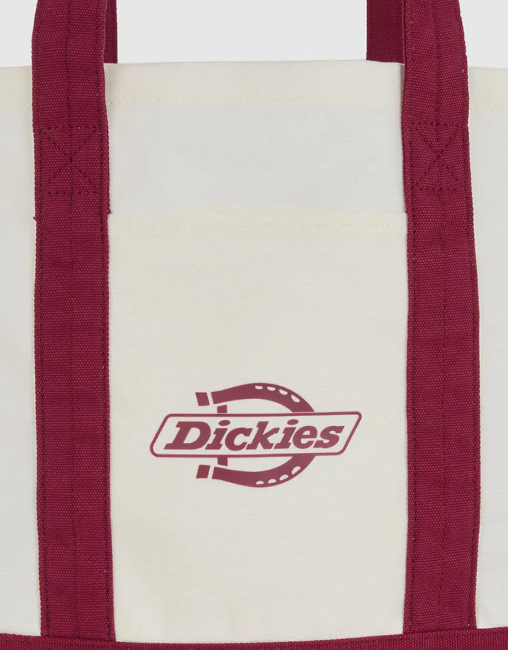 Dickies Logo Canvas Tote Bag - Tibetan Red - Image 4