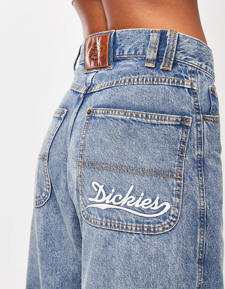 Dickies Loose Wave Denim Pant - Rinsed Blue/Fade - Image 11