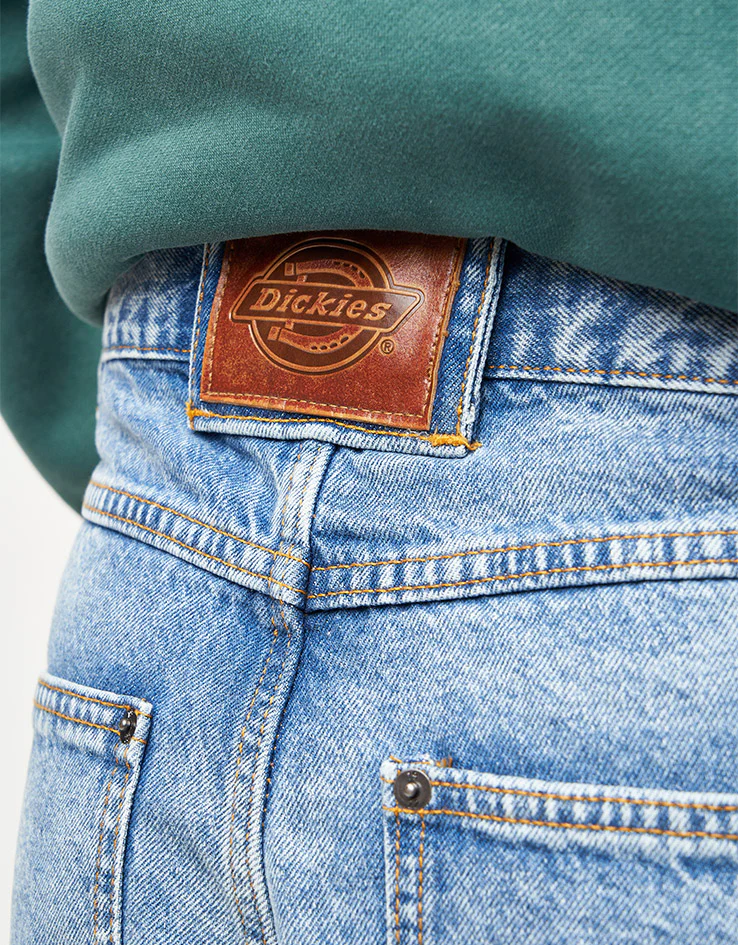 Dickies Loose Wave Denim Pant - Rinsed Blue/Fade - Image 2