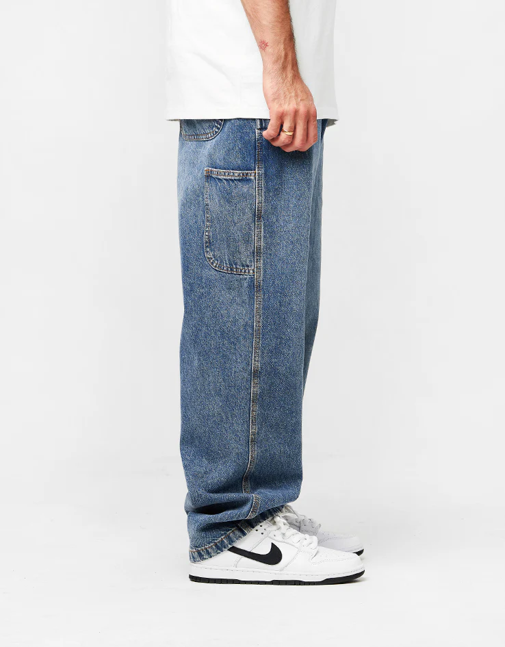 Dickies Madison Baggy Denim Pant - Rinsed Blue W/ Fade - Image 3