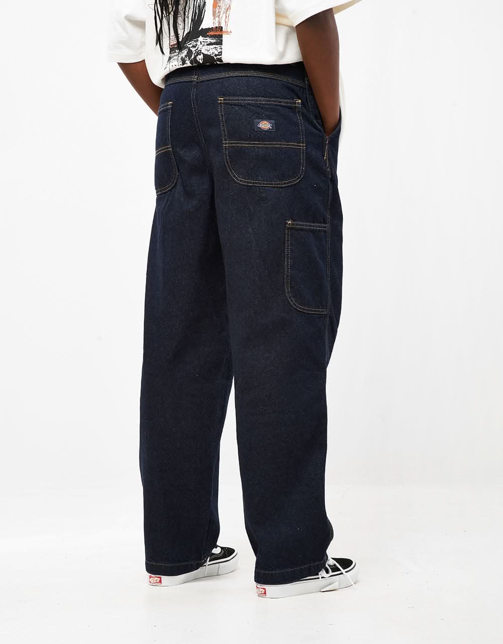 Dickies Madison Baggy Denim Pant - Rinsed - Image 7