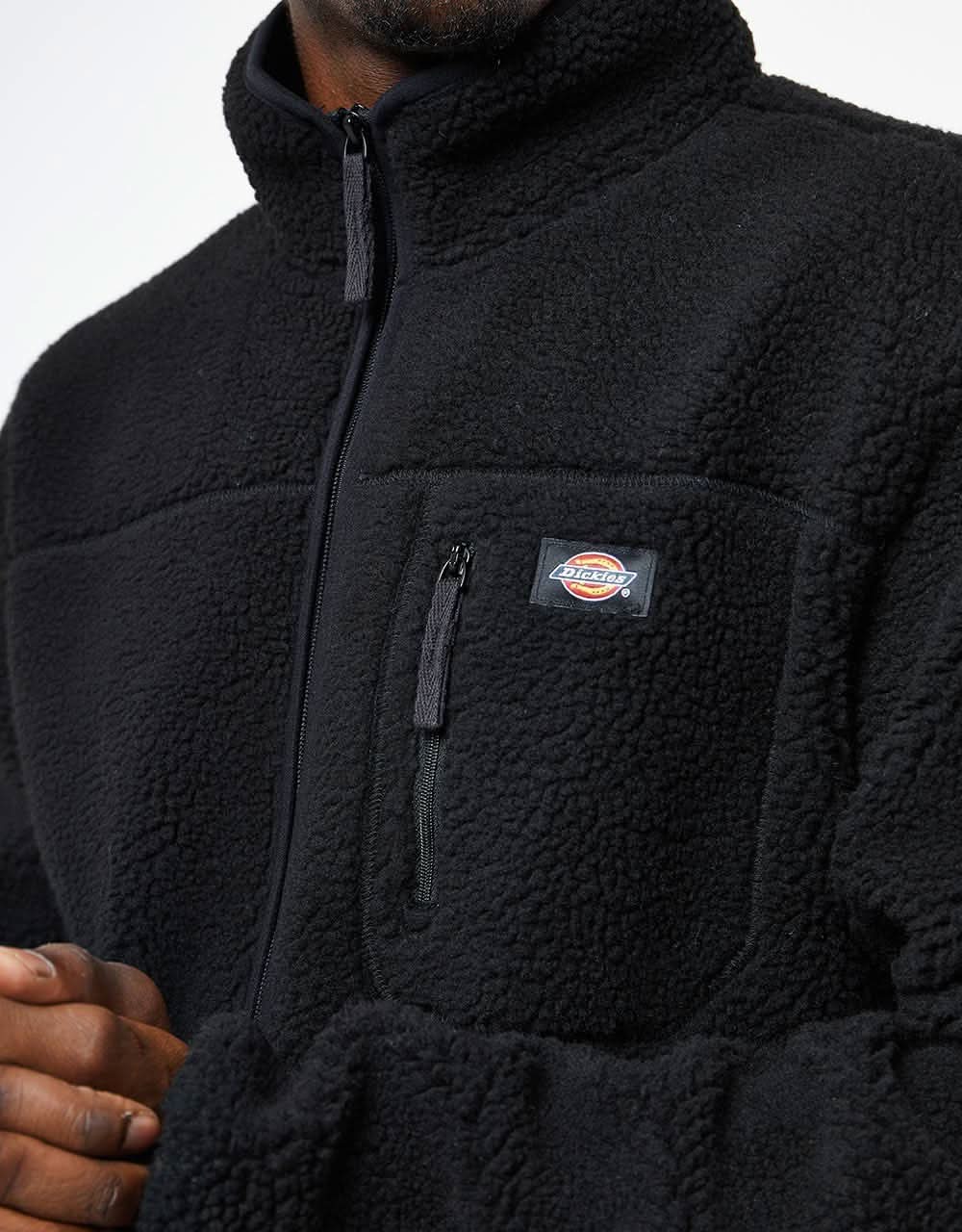 Dickies Mount Hope Full Zip Fleece - Black - Image 2
