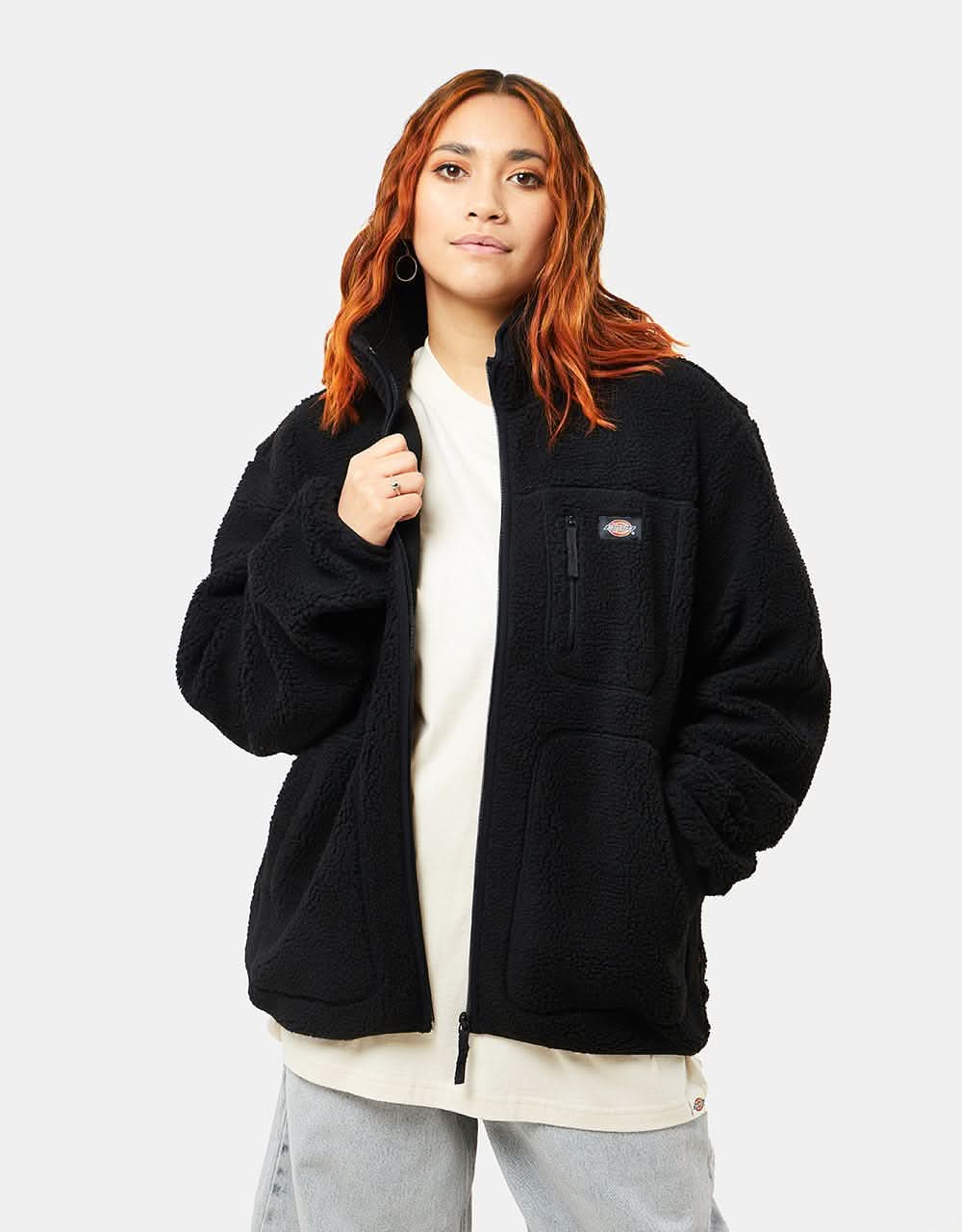 Dickies Mount Hope Full Zip Fleece - Black - Image 7