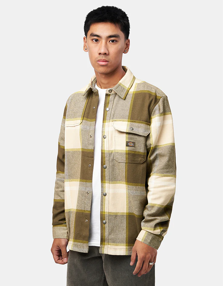 Dickies Nimmons L/S Shirt - Wood Ash - Image 3