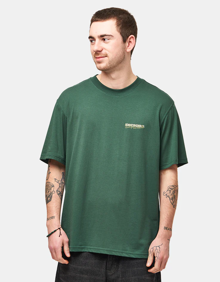 Dickies Roaming Shores T-Shirt - Pine Needle Green - Image 2