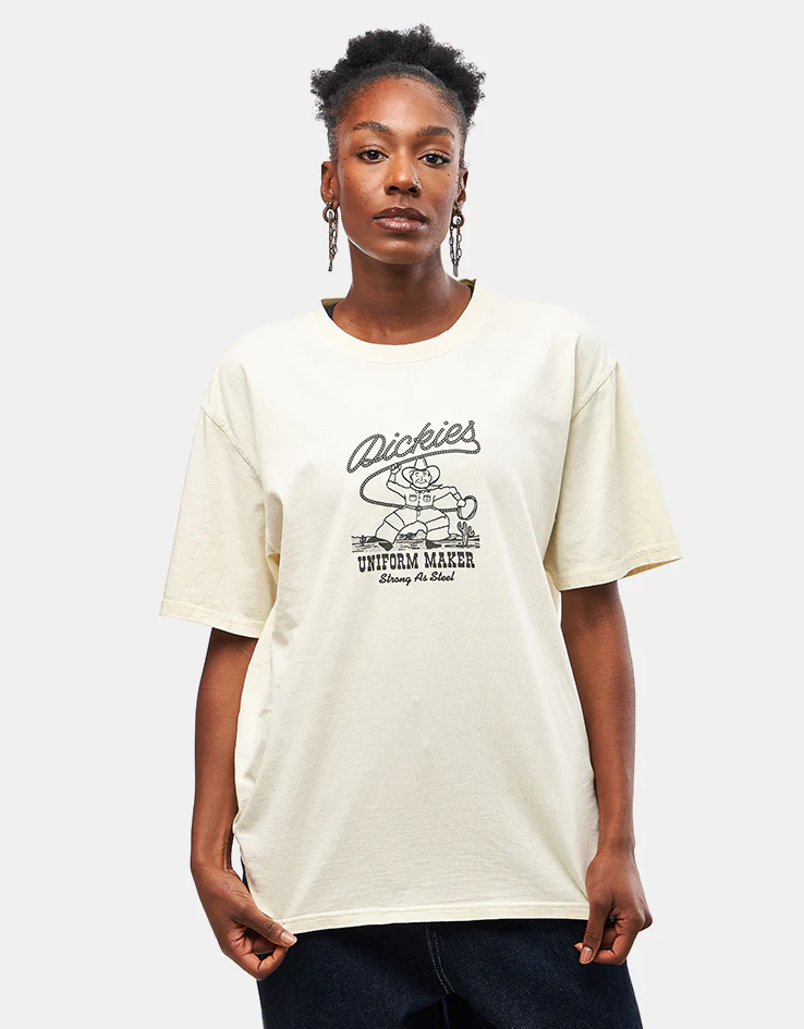 Dickies Rope Center Logo T-Shirt - Whitecap Gray - Image 5